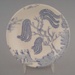 Butter pat - Willow pattern; Crown Lynn Potteries Limited; 1968-1980; 2008.1.1951