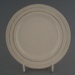 Bread and butter plate - banded; Crown Lynn Potteries Limited; 1943-1950; 2008.1.2698