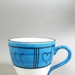 Mug - blue striped decoration; Studio Ceramics NZ Ltd; Late 1990s; 2017.1.78