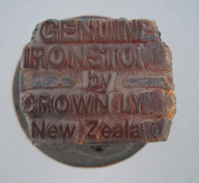 Backstamp - Genuine ironstone; Crown Lynn Potteries Limited; 1965-1985; 2008.1.1684