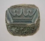 Backstamp - coronet symbol; Crown Lynn Potteries Limited; 1970-1985; 2008.1.1685