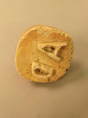 Stamp "AD"; 2016.44.254