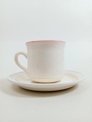 Cup and Saucer - Modern Living; Crown Lynn Potteries Limited; 1986; 2016.48.6