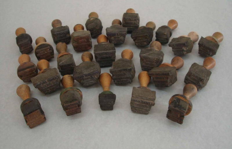 Backstamps; Crown Lynn Potteries Limited; 1965-1989; 2009.1.1197.1-25