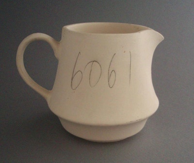Cream jug - bisque; Crown Lynn Potteries Limited; 1982-1989; 2008.1.2349