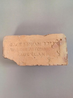 Brick; Caledonian Brickworks; Post 1865; 2016.44.62