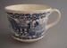 Cup - Blue Willow pattern; Crown Lynn Potteries Limited; 1983-1989; 2009.1.150