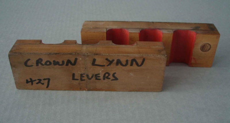 Wooden pattern; Unknown; 1940-1970; 2010.1.63.1-2