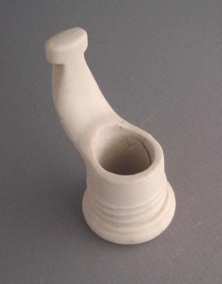Neon insulator - bisque; Crown Lynn Technical Ceramics Limited; 1965-1989; 2009.1.1960