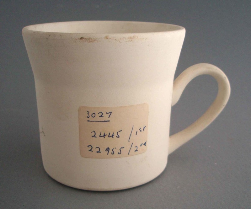 Cup - bisque; Crown Lynn Potteries Limited; 1971-1985; 2009.1.298