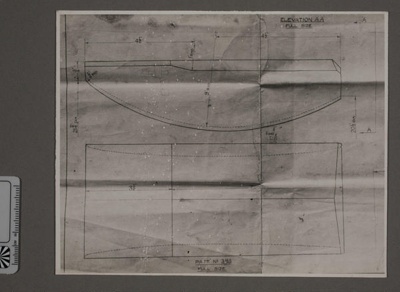 Photograph - Technical drawing - "Boiler Fire Bricks D.N.B. 4450"; 1942; 2008.1.3198