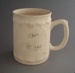 Beer stein - bisque; Crown Lynn Potteries Limited; 1980-1985; 2008.1.2345