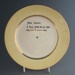 Cake plate - Wessex pattern sample; Crown Lynn Potteries Limited; 1958-1965; 2008.1.2308