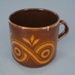Cup and saucer set with box; Crown Lynn Potteries Limited; 1975-1985; 2008.1.2480.1-12