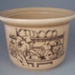 Casserole and lid - bakehouse; Crown Lynn Potteries Limited; 1979-1989; 2008.1.1059.1-2