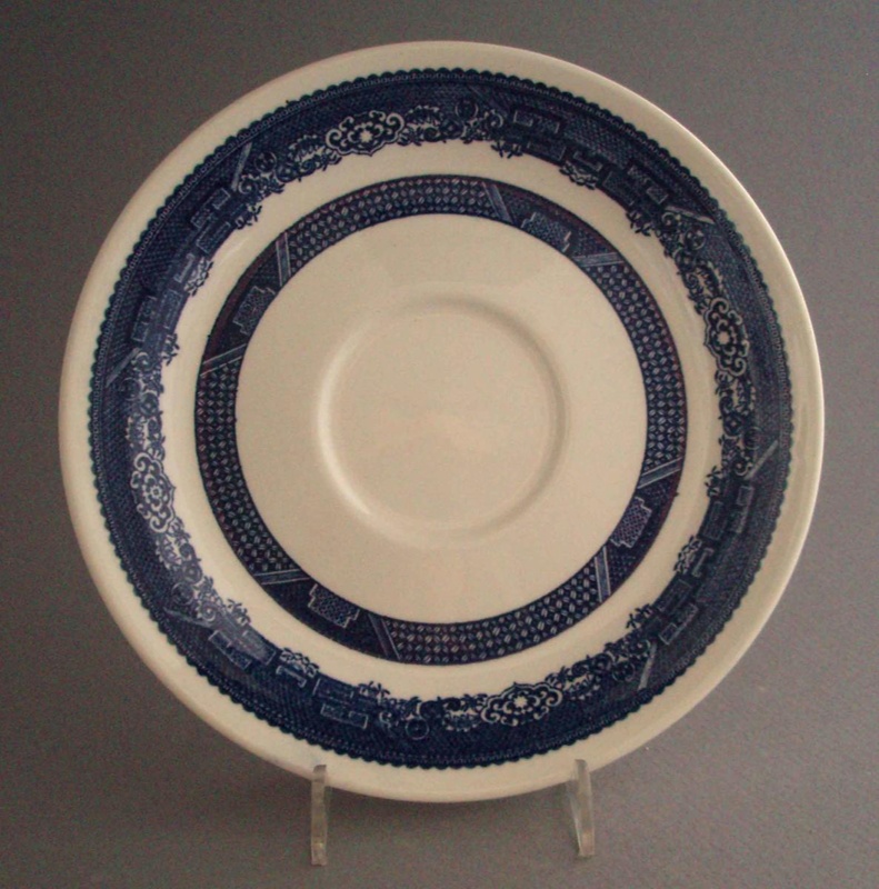 Saucer - Blue Willow pattern; Crown Lynn Potteries Limited; 1983-1989 ...