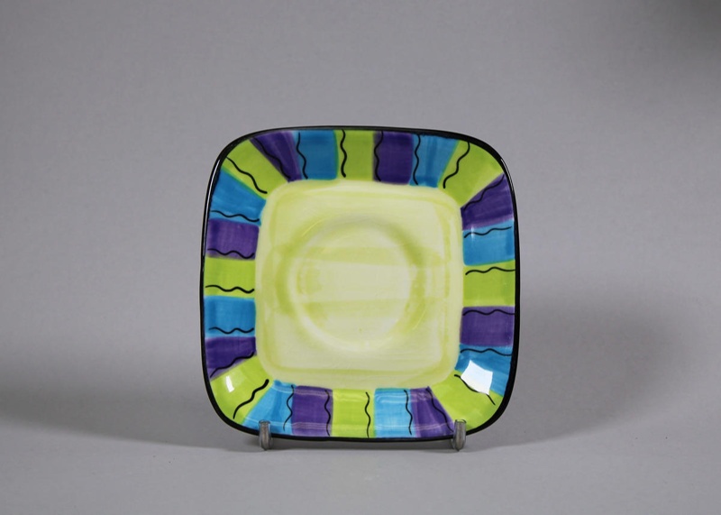 Saucer - Calypso; Studio Ceramics NZ Ltd; 2002; 2017.1.193