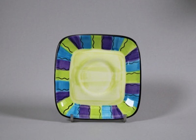 Saucer - Calypso; Studio Ceramics NZ Ltd; 2002; 2017.1.193