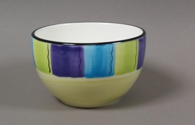 Bowl - Calypso pattern; Studio Ceramics NZ Ltd; 2002; 2017.1.3