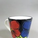 Mug - Pansy pattern; Studio Ceramics NZ Ltd; 2001; 2017.1.80