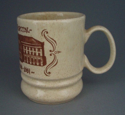 Mug - Wellington Hospital; Titian Potteries (1965) Limited; 1980-1981; 2008.1.2416