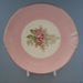 Cake plate - floral; Crown Lynn Potteries Limited; 1955-1965; 2009.1.1107