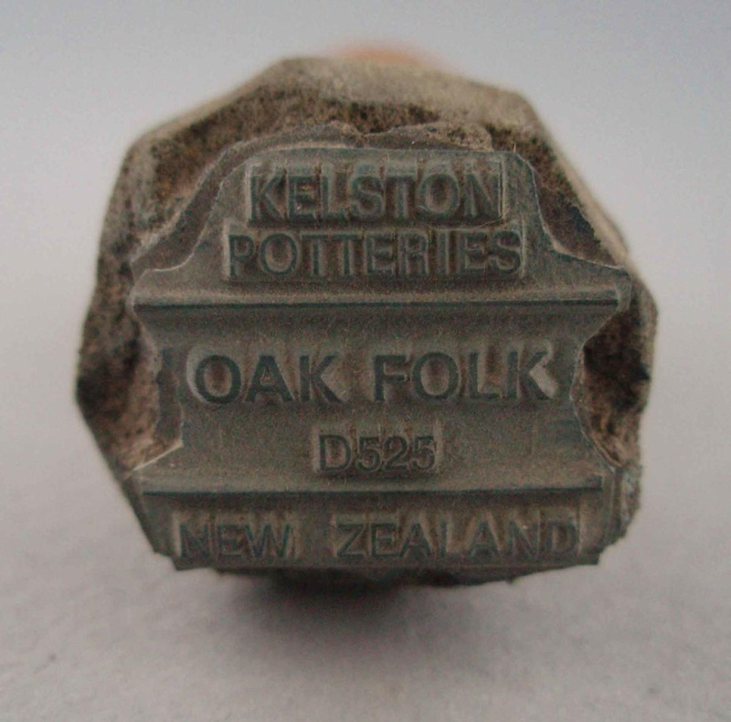 Backstamp - Oak Folk; Crown Lynn Potteries Limited; 1970-1985; 2008.1.2159