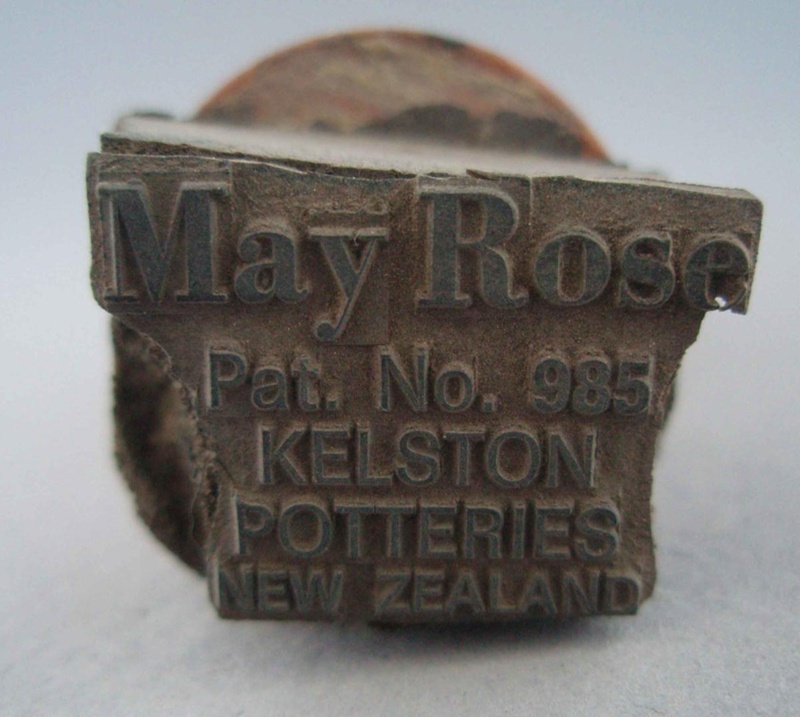 Backstamp - May Rose; Crown Lynn Potteries Limited; 1965-1975; 2008.1.2179