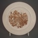 Bread and butter plate - Tradition pattern; Crown Lynn Potteries Limited; 1969-1989; 2008.1.1484