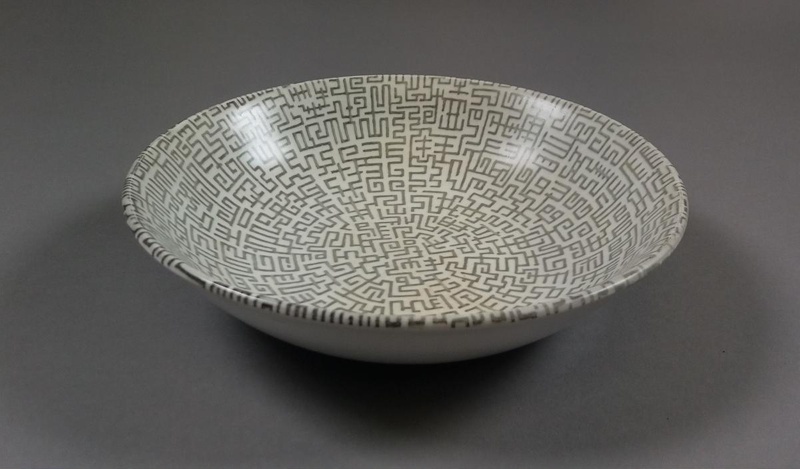 Bowl - Yucatan pattern; Crown Lynn Potteries Limited; 1968-1975; 2016.48.76