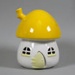 Ornament - fairy house; Studio Ceramics NZ Ltd; 2017.1.263