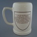 Beer stein - Tom Clark retirement; Crown Lynn Potteries Limited; 1983-1984; 2008.1.1621