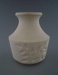 Leaf spray vase - bisque; Crown Lynn Potteries Limited; 1965-1979; 2009.1.325