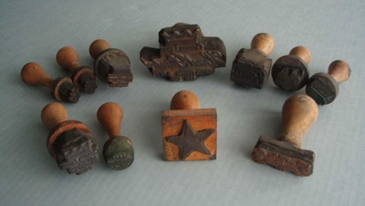 Backstamps x11; Crown Lynn Potteries Limited; 1968-1989; 2009.1.565.1-11