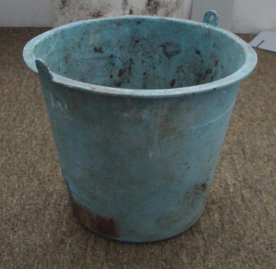 Bucket of shards; Crown Lynn Potteries Limited; 1948-1989; 2009.1.1620
