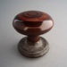Door handle and rose - Mosque pattern; Crown Lynn Technical Ceramics Limited; 1976-1989; 2008.1.697