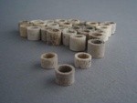 Ceramic bead insulators; Crown Lynn Technical Ceramics Limited; 1950-1980; 2009.1.2011
