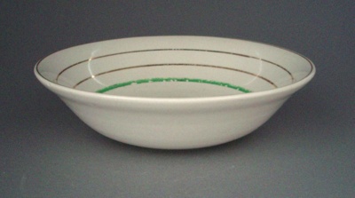 Bowl - banded; Crown Lynn Potteries Limited; 1948-1955; 2008.1.2701