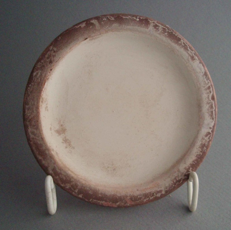 Butter pat - bisque; Crown Lynn Potteries Limited; 1980-1989; 2008.1.1226
