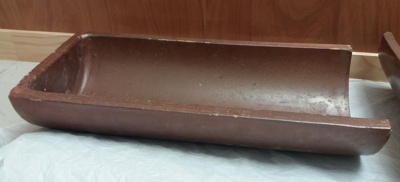 Trough or pipe section; Clark's Potteries; 2015.1.54