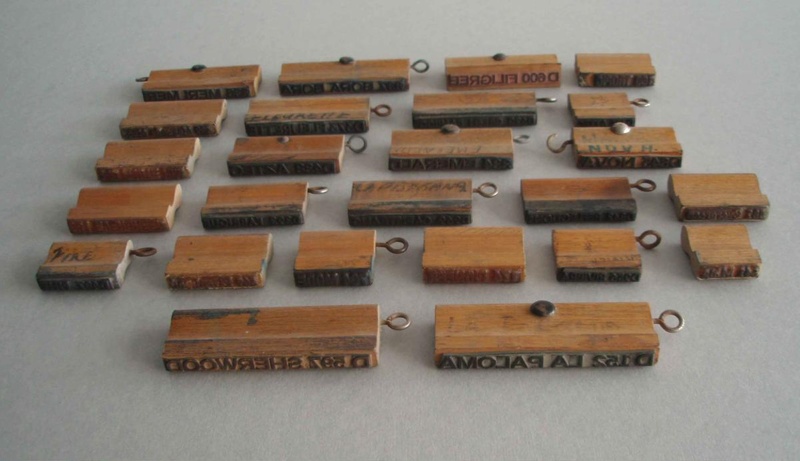 Backstamps x25; Crown Lynn Potteries Limited; 1966-1989; 2009.1.1204.1-25