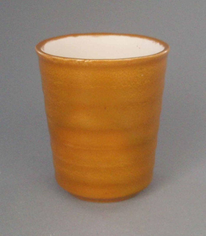Ball point pen jar; Crown Lynn Potteries Limited; 1969-1979; 2008.1.742