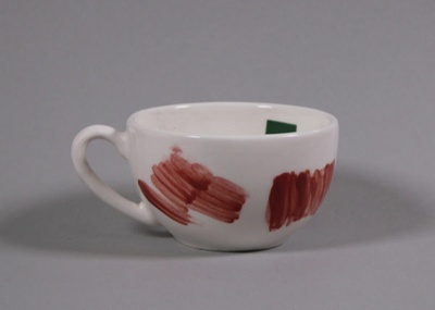 Cup - colour test; Studio Ceramics NZ Ltd; 2017.1.291