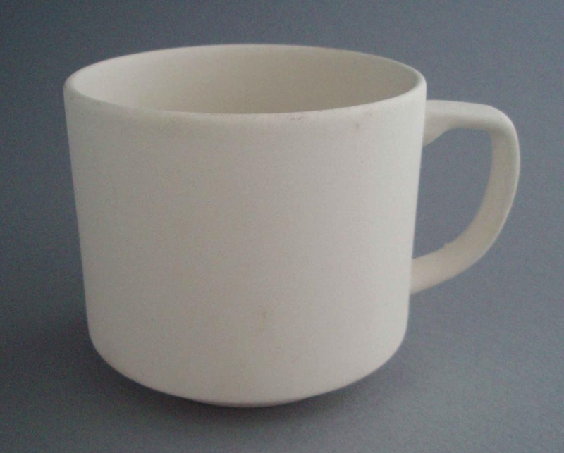 Cup - bisque; Crown Lynn Potteries Limited; 1985-1989; 2008.1.2336