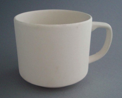 Cup - bisque; Crown Lynn Potteries Limited; 1985-1989; 2008.1.2336