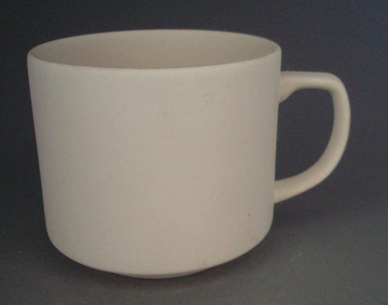 Cup - bisque; Crown Lynn Potteries Limited; 1988-1989; 2008.1.2732