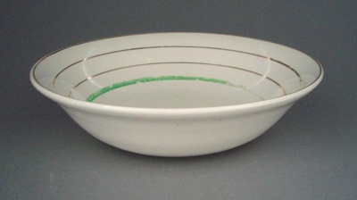 Bowl - banded; Crown Lynn Potteries Limited; 1948-1955; 2008.1.2702