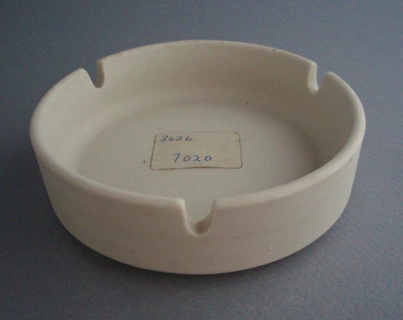 Ashtray - bisque; Crown Lynn Potteries Limited; 1975-1989; 2009.1.73
