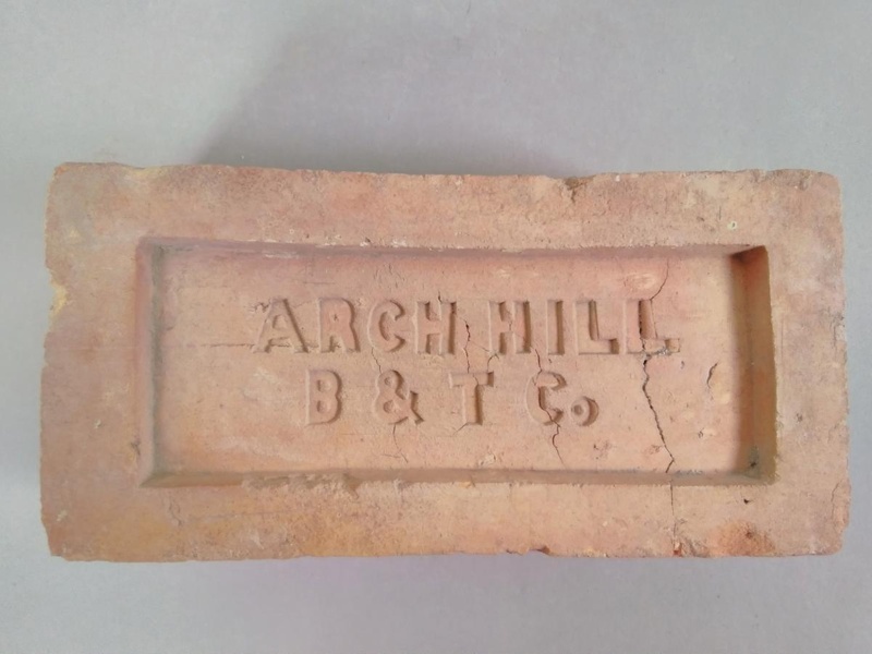 Brick; Arch Hill Brick and Tile Company; 1877; 2016.44.24
