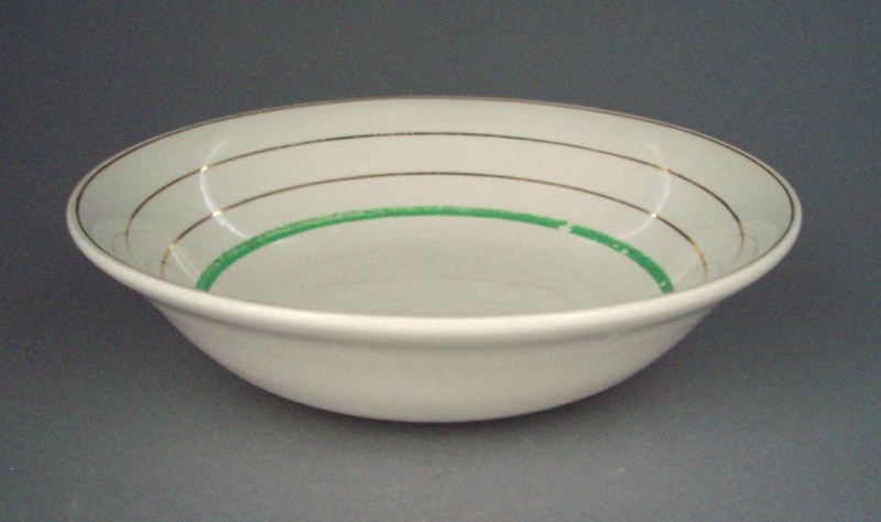 Bowl - banded; Crown Lynn Potteries Limited; 1948-1955; 2008.1.2700